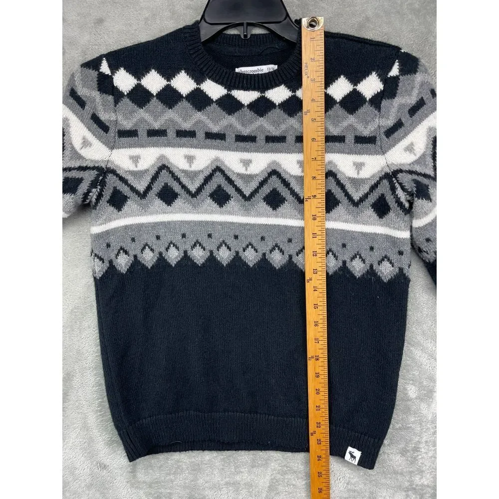 Abercrombie‎ Kids Cooler Pullover Size 13/14 Youth Top Black